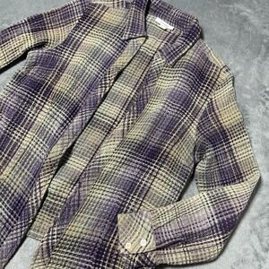 DressBarn Women's 1X Waffle Knit Zip Up Flannel Multicolor Heavyweight NO ZIPPER